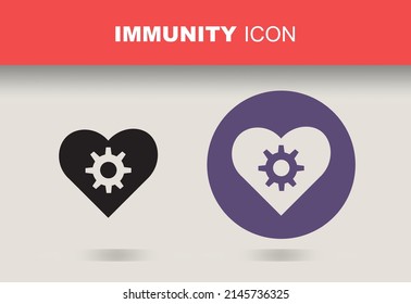 Good Immunity Icon Vector Design