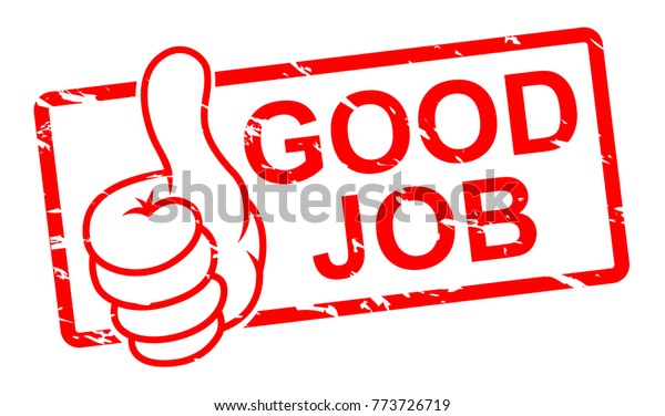 Good Job Stampvector Illustration Stock Vector Royalty Free