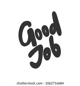 Good Job Sticker Images, Stock Photos & Vectors | Shutterstock