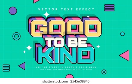 Good kind editable vector text effect, with retro comic style. Suitable for old vintage theme.