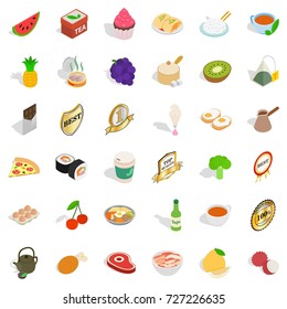 Good kitchen icons set. Isometric style of 36 good kitchen vector icons for web isolated on white background