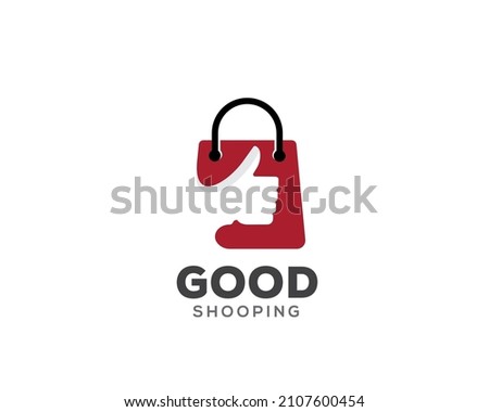 good like hand thumbs up shopping bag logo template illustration inspiration