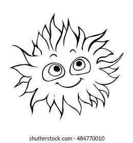 Good Little monster cartoon vector illustration. EPS 10.