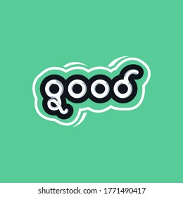 good logo with a simple green design that can be changed