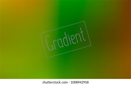 Good Looking and Classy Green, Yellow and Brown Gradient Background with Text