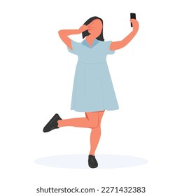 good looking woman walking and using phone