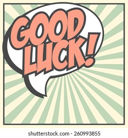 good luck background, illustration in vector format