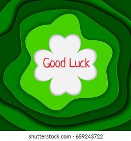 Good Luck Background Vector Illustration EPS10