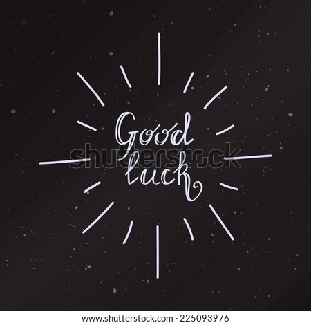 Good luck card