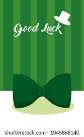 Good luck concept card