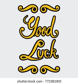 good luck. hand drawn lettering