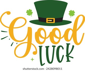 Good Luck Irish Lucky design