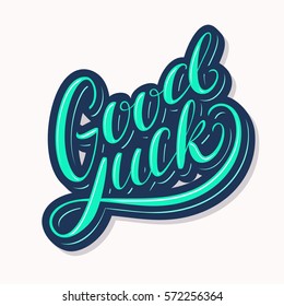 Good luck. Lettering.