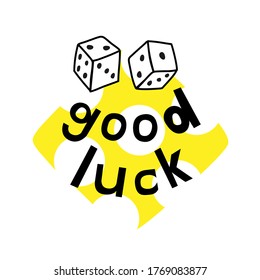 Good luck. Lettering with dice.