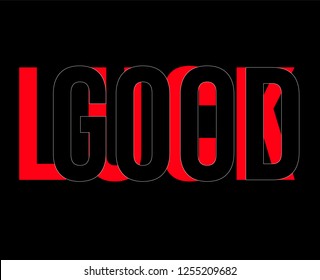 Good Luck modern Fashion Slogan for T-shirt print design or other issues. 