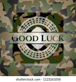 Good Luck on camo texture