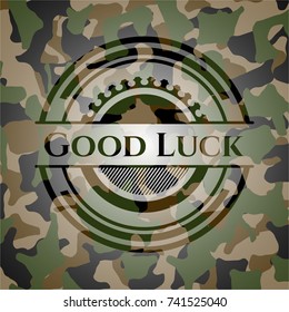 Good Luck on camouflage pattern