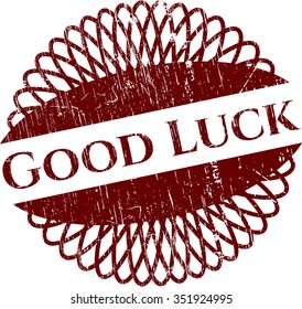 Good Luck Rubber Grunge Seal Stock Vector (Royalty Free) 351924995 ...