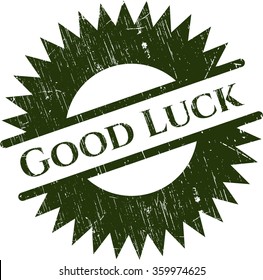 Good Luck rubber grunge texture seal
