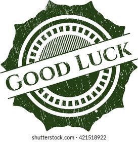 Good Luck Rubber Seal Stock Vector (Royalty Free) 421518922 | Shutterstock