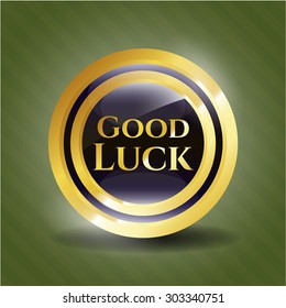 Good Luck Shiny Emblem Stock Vector (Royalty Free) 303340751 | Shutterstock