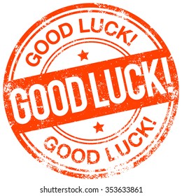 Good Luck Stamp Stock Vector (Royalty Free) 353633861 | Shutterstock