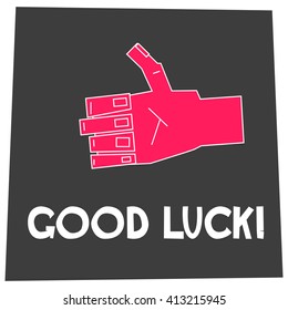 Good Luck (Vector Illustration Design Concept)