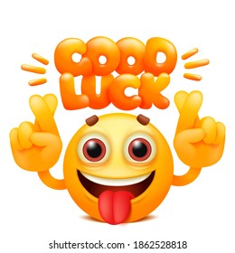 Good Luck Emoji Images Photos Et Images Vectorielles De Stock Shutterstock