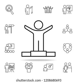 good luck in work icon. Business Organisation icons universal set for web and mobile