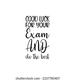 good luck for your exam and do the best black letter quote