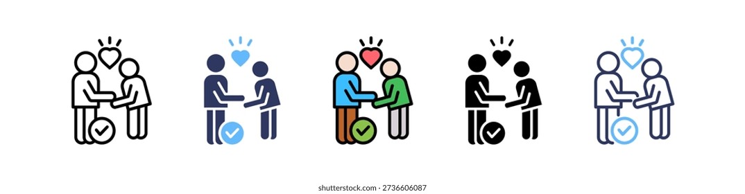 Good Manners Icon isometric Vector Illustration