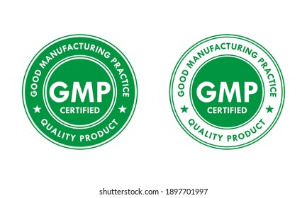 Good Manufacturing Practice Logo Template Illustration