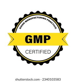 Good Manufacturing Practice round certified.