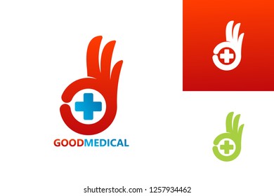 Good Medical Logo Template Design Vector, Emblem, Design Concept, Creative Symbol, Icon