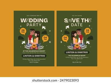 Good Memory Wedding Invitation Template