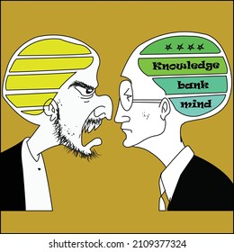 good mind human and bad mind human
