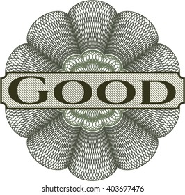 Rosette estilo dinero bueno