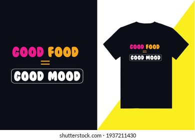 Diseño de camisetas para tipografía de buen humor