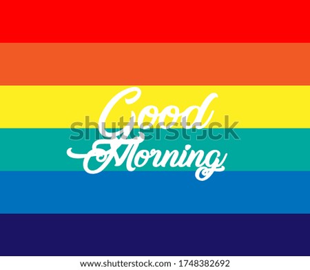 Similar – Image, Stock Photo Good morning forest