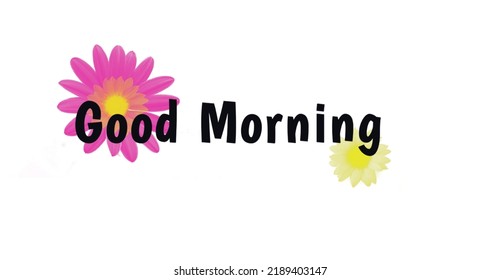 Good Morning Beautiful Vector Design