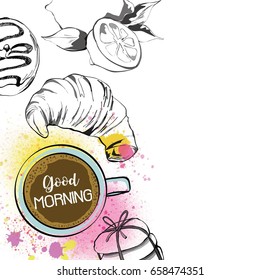 Good morning. Coffee background.
