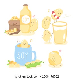 good morning with cute soy and friend 