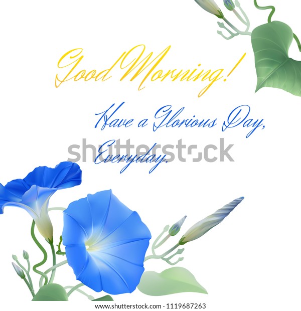 Good Morning Hand Drawn Vector Background Stock Image Download Now