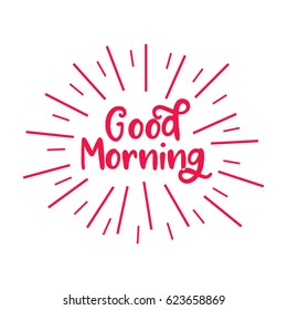 Good Morning Logo Vector Template