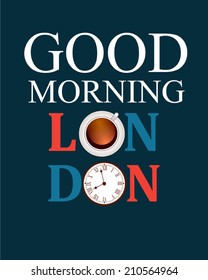 good morning London poster