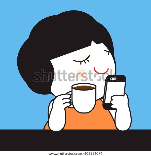 Good Morning My Best Friends Coffee Stock Vector Royalty Free