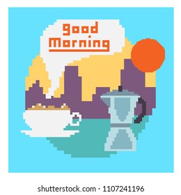 Good Morning Pixel Art