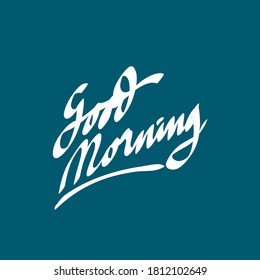Good Morning Sunshine Nice Vector Calligraphy Lettering Motivation Phrase Poster Design. doodle vector illustration