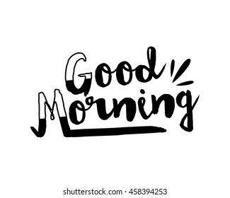 good morning typography typographic creative writing text image 3