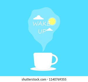good morning vector background